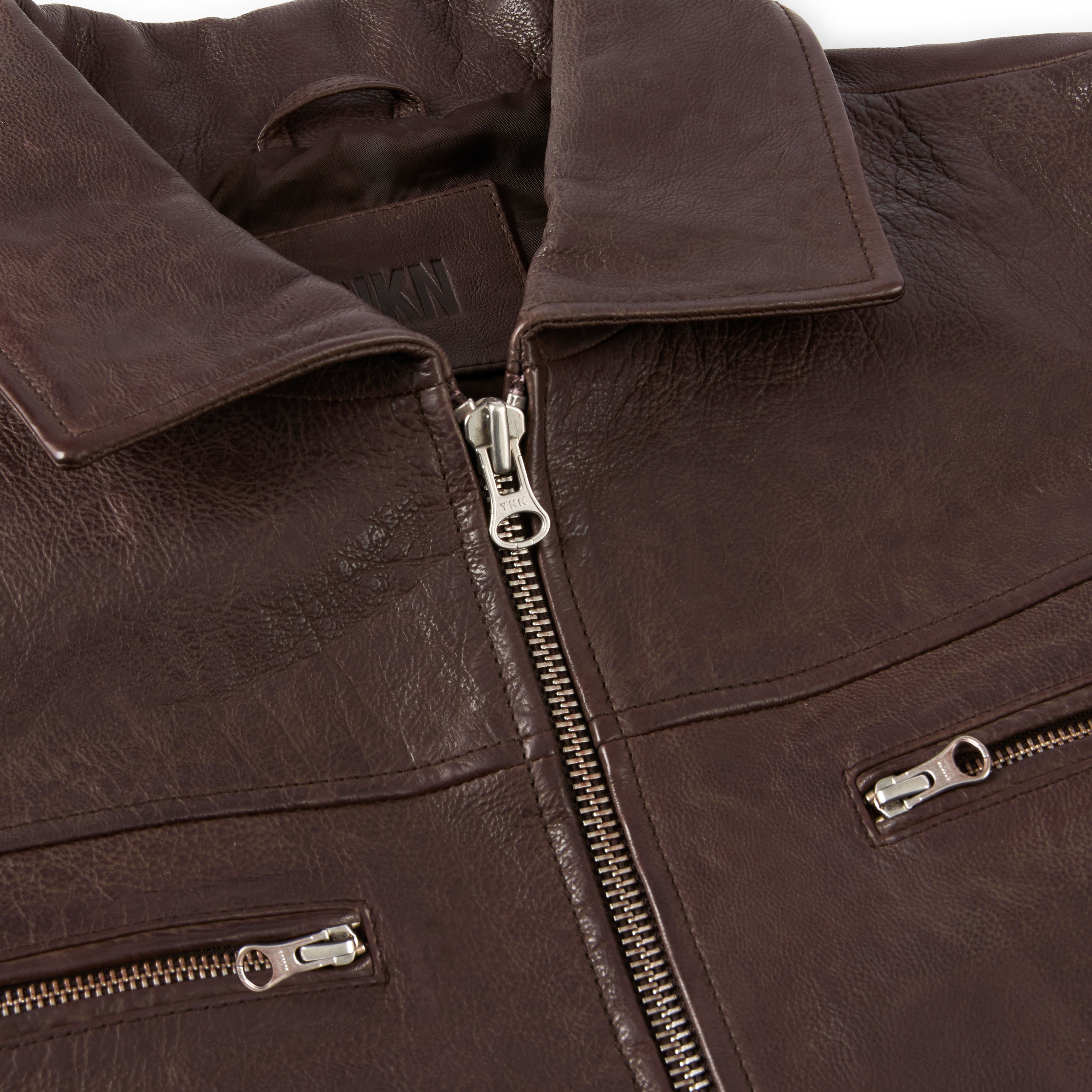 Alva jacket/Brown leather jacket