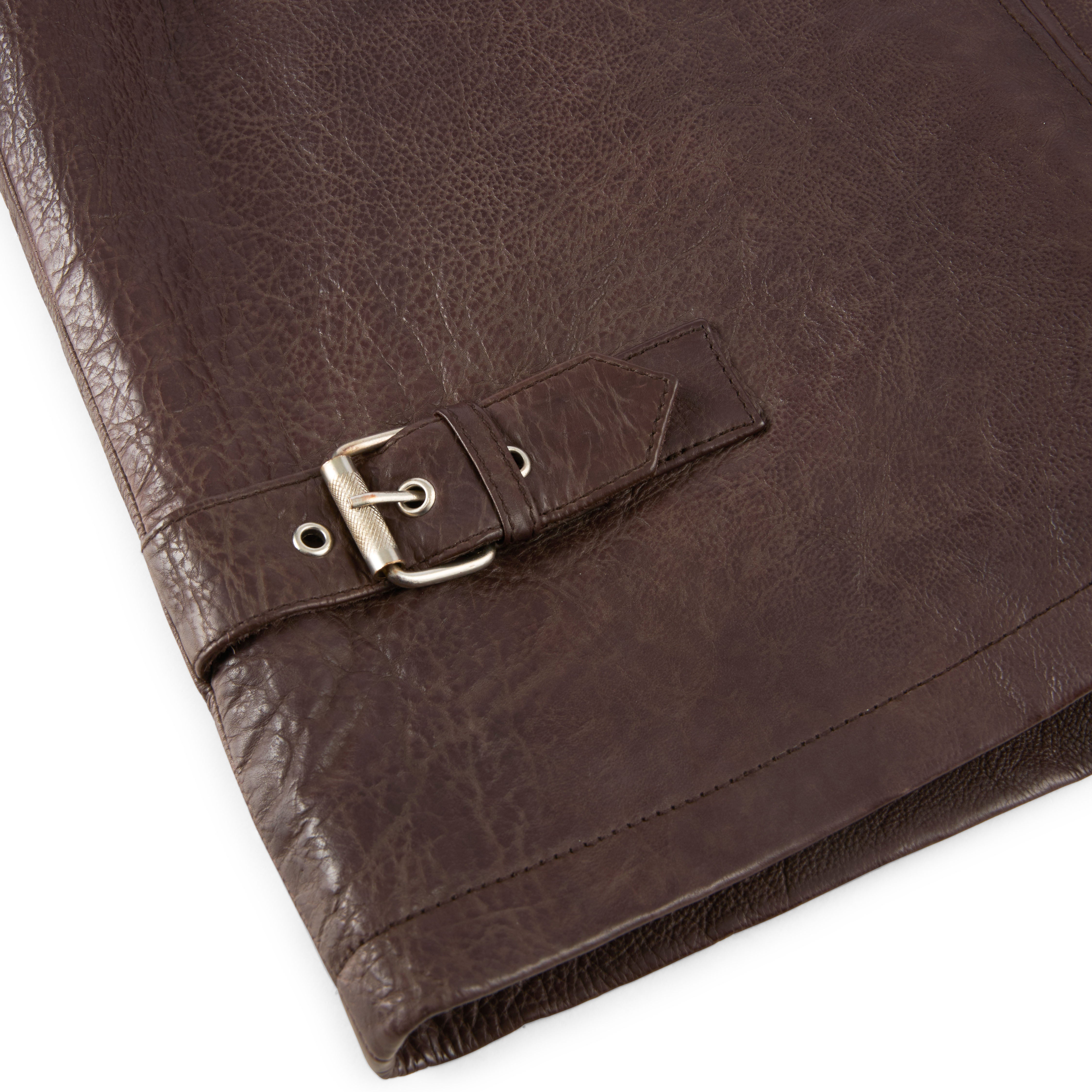 Alva jacket/Brown leather jacket