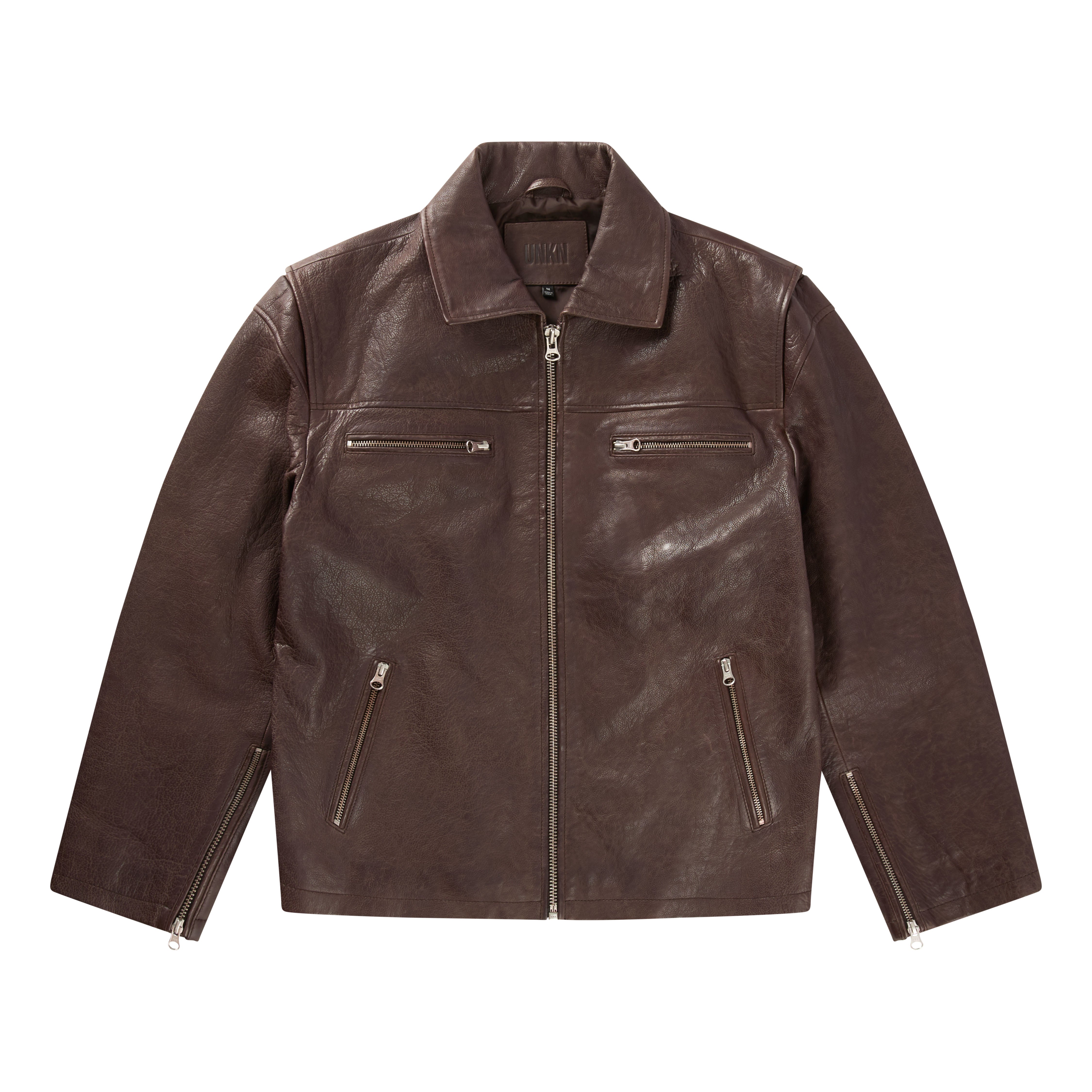 Alva jacket/Brown leather jacket