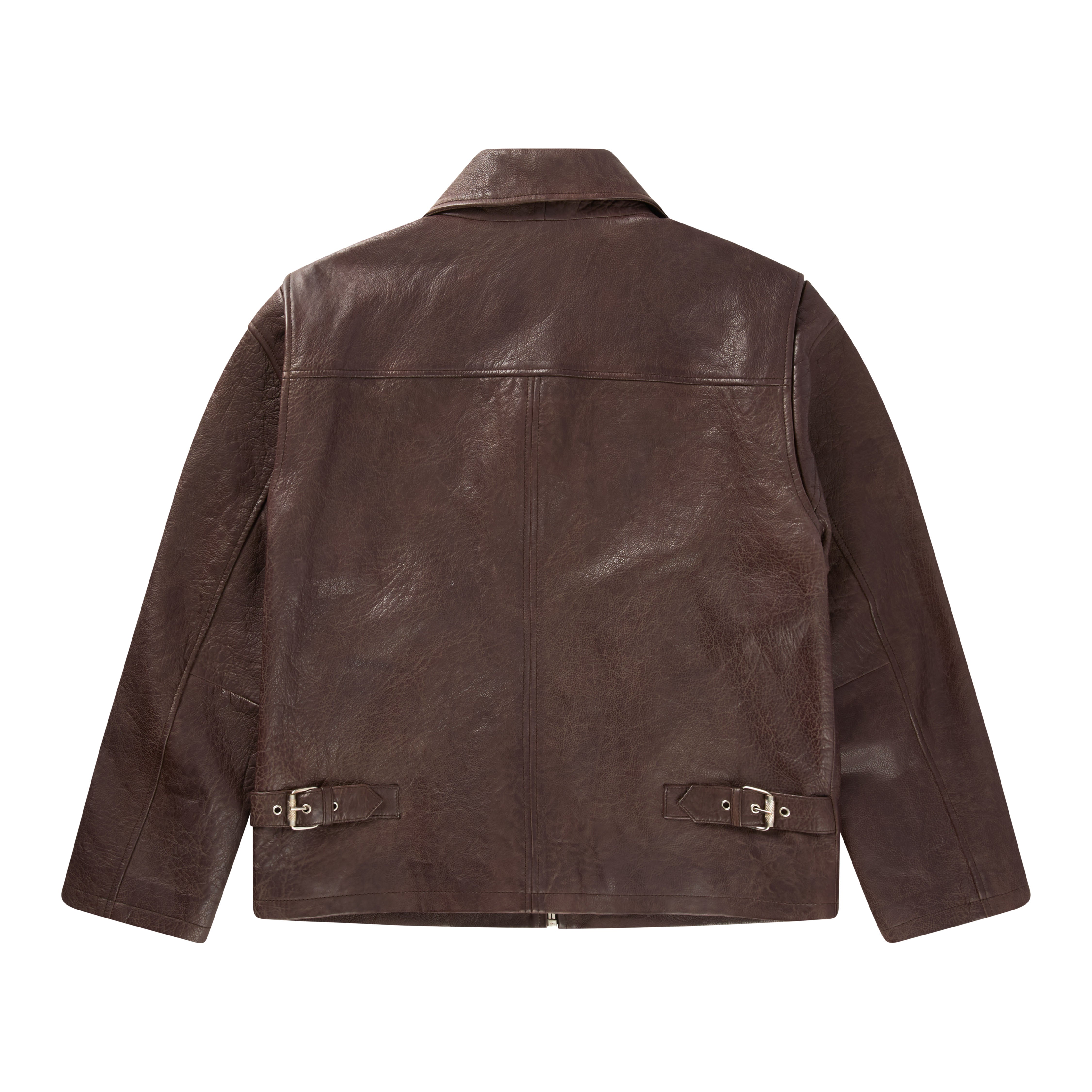 Alva jacket/Brown leather jacket